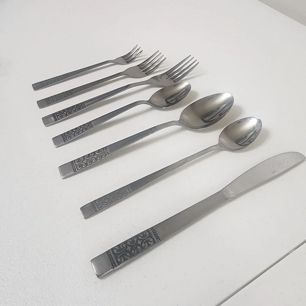 Vintage Rogers Co. Stainless Flatware Korean 